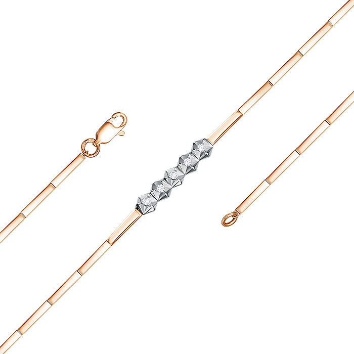 Б2892-120 Браслет (Au 585)