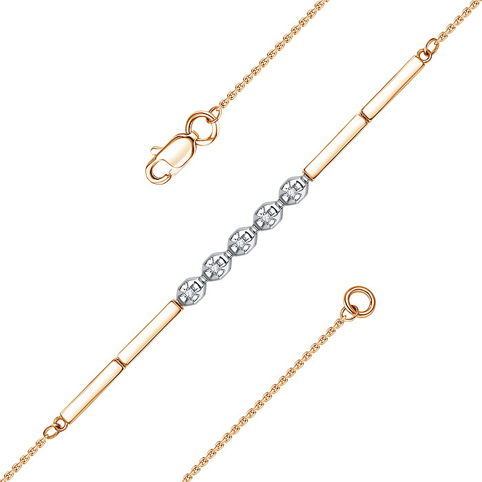 Б3144-120 Браслет (Au 585)