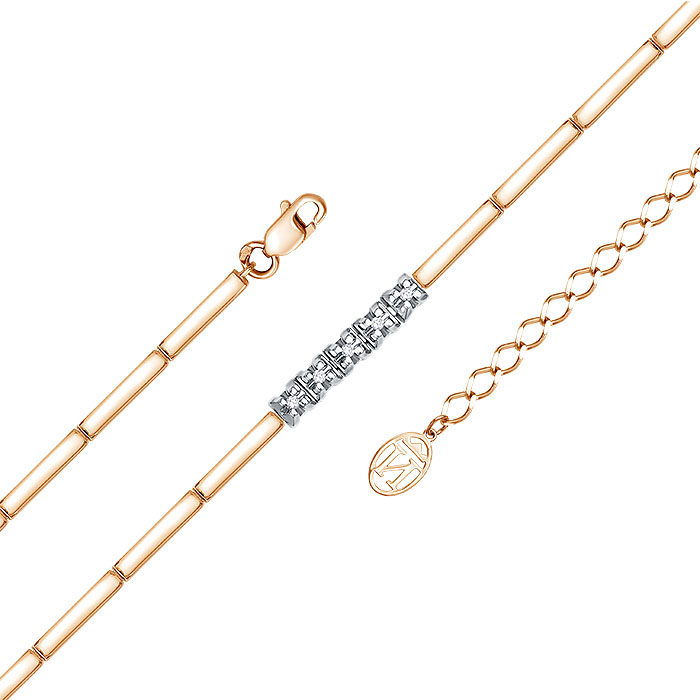 Б3284-120БР Браслет (Au 585)