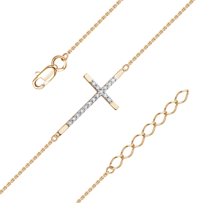 Б2074-0120БР Браслет (Au 585)