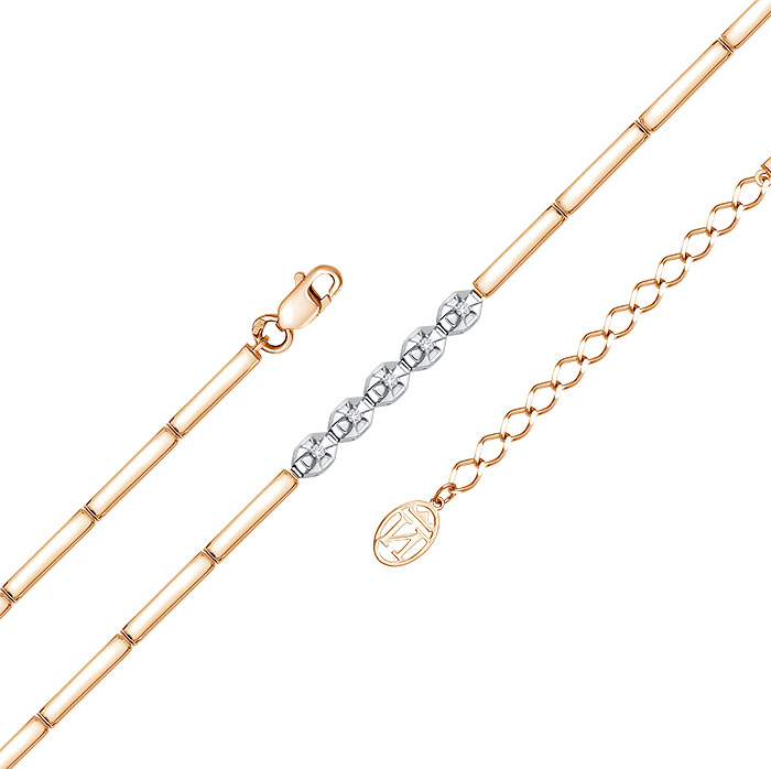 Б3285-120БР Браслет (Au 585)